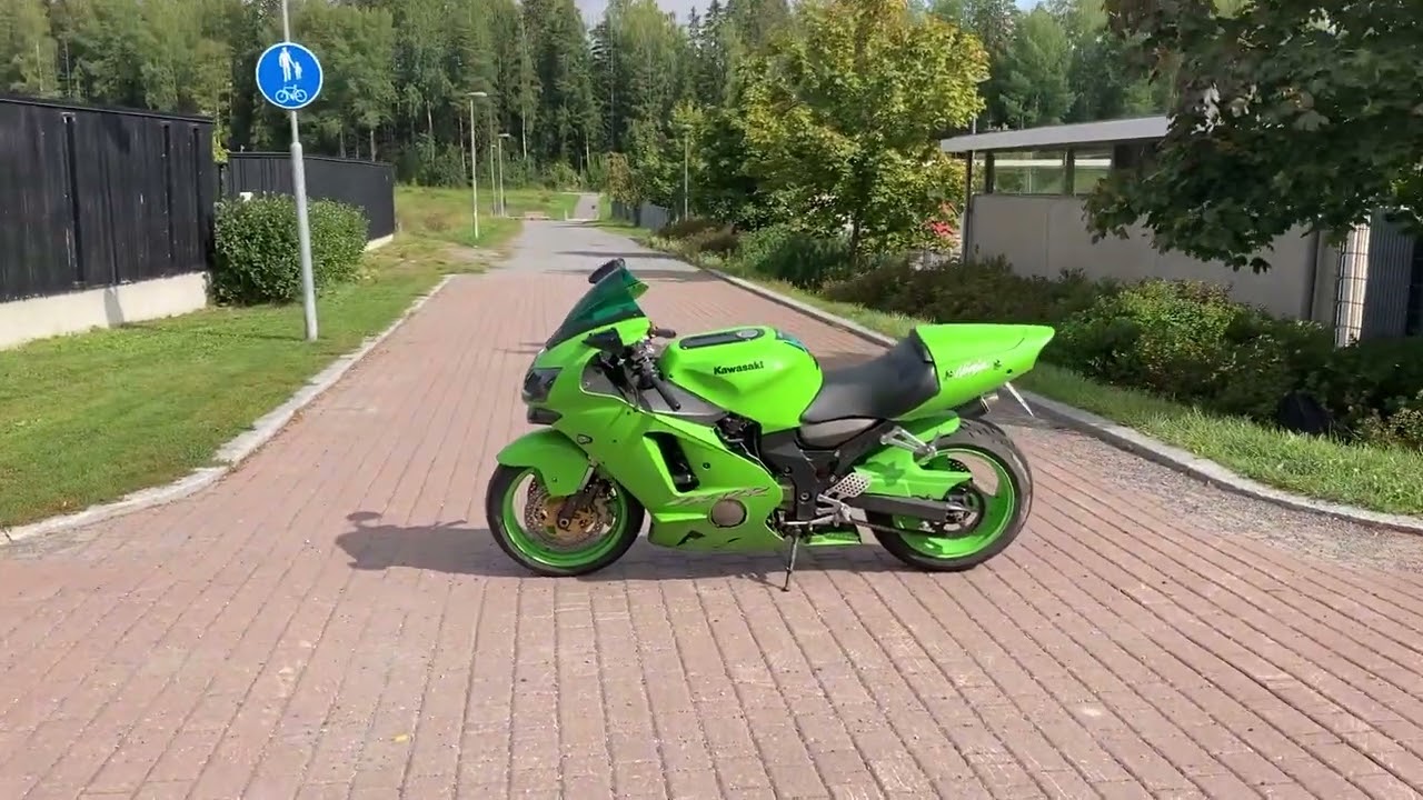 Kawasaki ZX-12R Devil Slip-on - YouTube