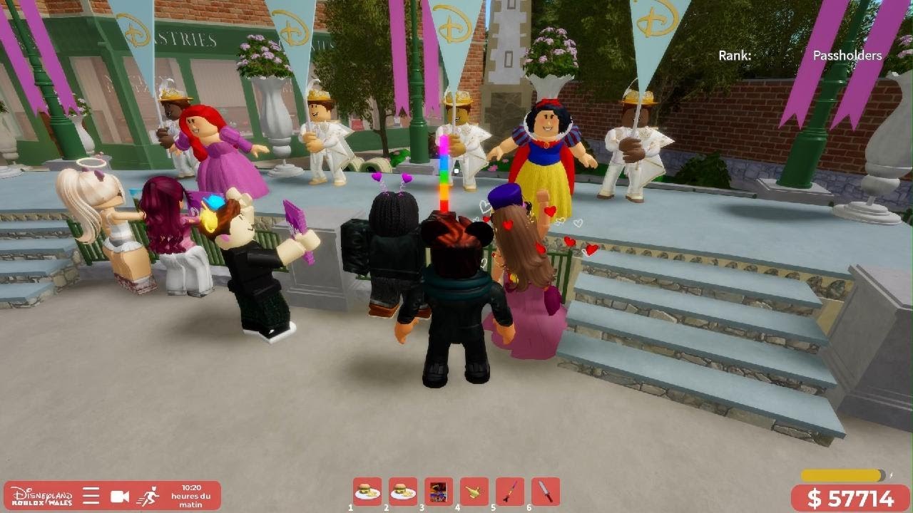 Spetacle des Princesse Disneyland wales sur Roblox