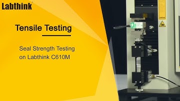Seal Strength Test on Labthink C610H Tensile Tester