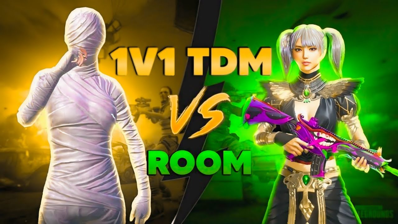 intense fight 💪 1v1 pro player Tdm match with my friend.....💖 - YouTube