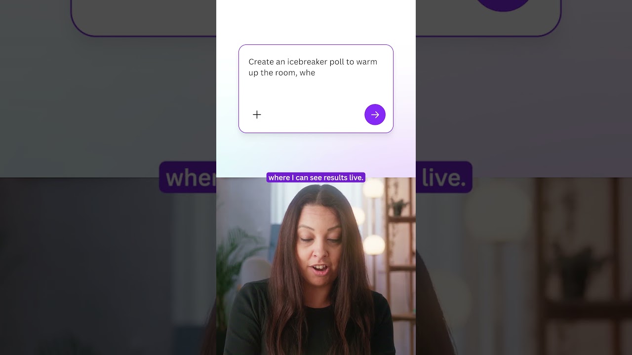 Turn a flat slide into a poll that wakes up the room