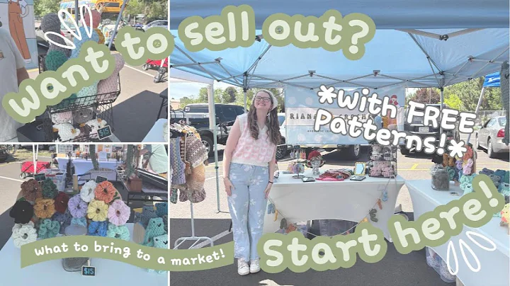 ✨Best Crochet Items to Sell at Craft Markets ✨|  Free Patterns + Vendor Tips