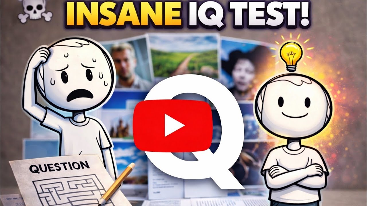Insane iQ Test! (Can you do it?) 
