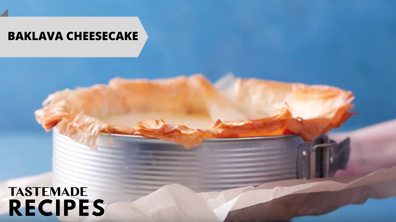 How to Make Baklava Cheesecake From Scratch | Tastemade