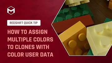 #RedshiftQuickTip 5: How to assign multiple colors to clones with Color User Data