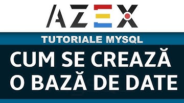 Tutoriale de MySQL - 2. Cum se crează o bază de date