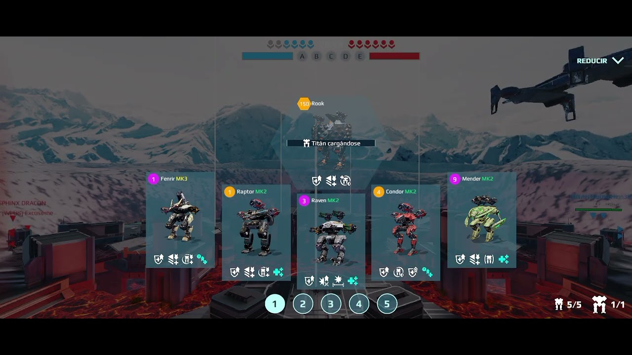 CUENTA 1 ROCK FENRIR MK3 RAPTOR NUEVOS ABB #warrobots - YouTube