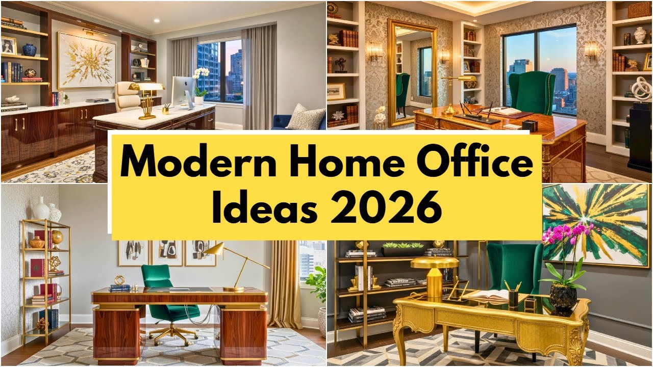 Home Office Ideas: Luxury Setup Inspiration for Your Home Office 2026