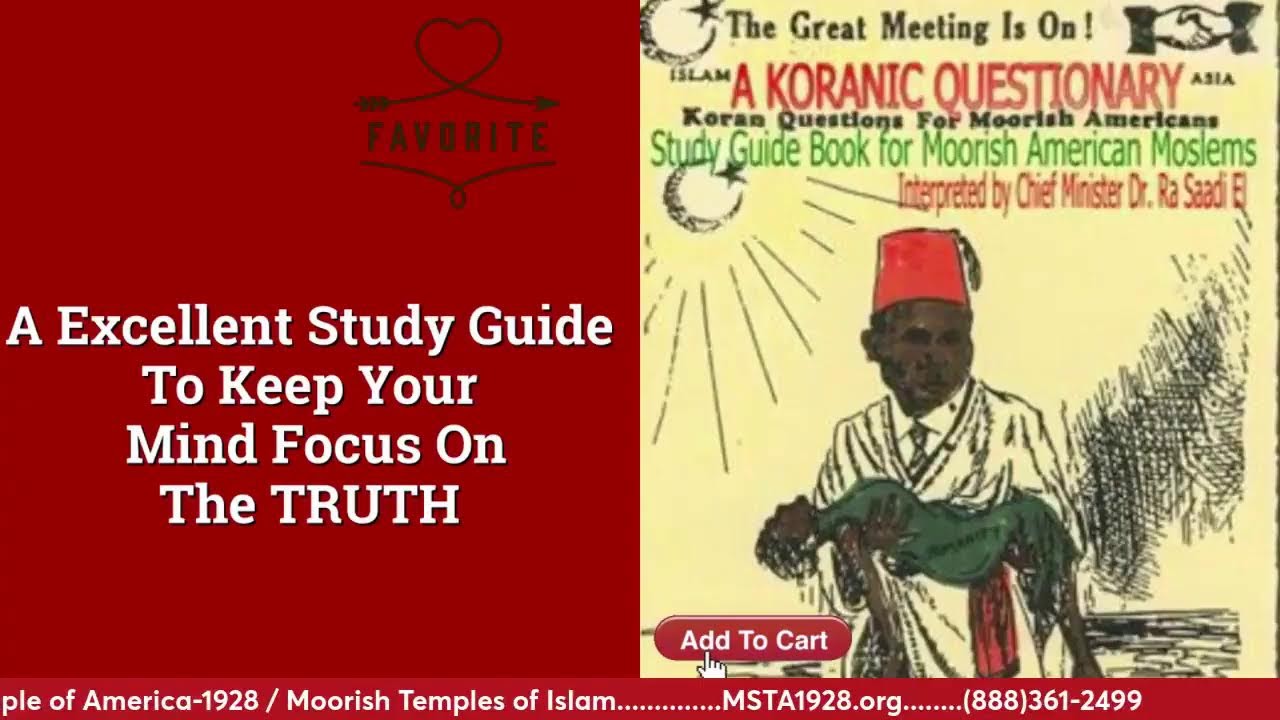 Blessed HolyDay: Will The TRUE Moorish American Moslem Please Stand!!