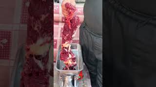 Heavy-Duty Beef Meat Grinder Machine for Frozen Chicken Italy Sausage Meat Home New Condition #1k