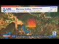 Wind-driven brush fire burning 1,000 acres in Moreno Valley