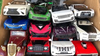 Box Full of Model Cars, Kavasaki Ninja H2r, GTR R35, McLaren 720s, Corvette Stinggray, Pagani Huayra