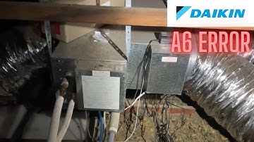 Repairing Daikin A6 Error