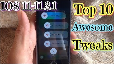 TOP 10 Awesome  Cydia Tweaks Compatible iOS 11 - 11.3.1