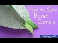 How to Sew Boxed Corners