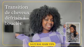 HAIR TALK 1: Ma transition de cheveux défrisés à bouclés sans BIG CHOP! (Conseils et astuces)