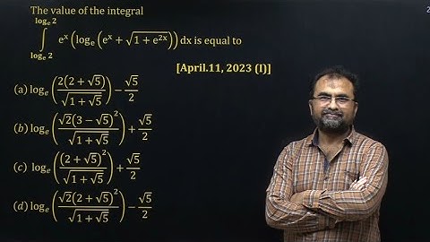 IIT JEE Main PYQ Definite Integration 11 April 2023 shift 1
