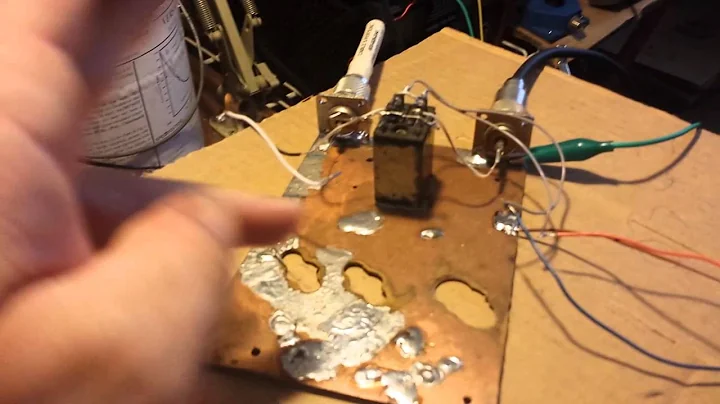 RX-Pre Amplifier For CB or HF Radio Demonstration