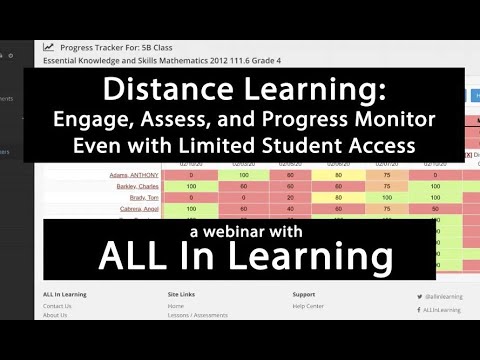 ALL In Learning Webinar: The Student Portal - Engage, Assess, and Track Progress Easily