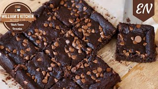 Black bean brownies recipe (vegan!) || william's kitchen en