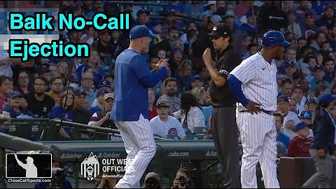 Ejection 101 - David Ross Tossed After Balk No-Cal...