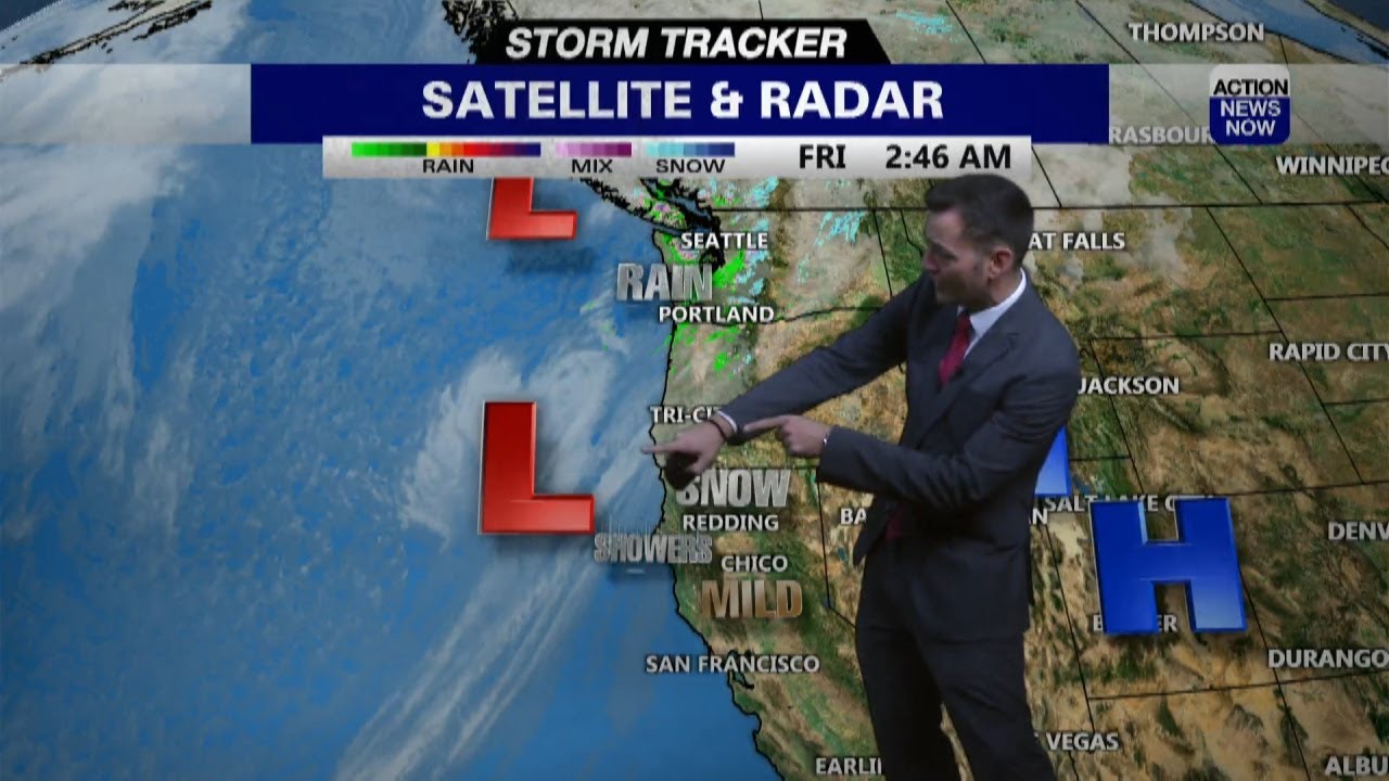 Storm Tracker Forecast: Clouds & shower chances increasing Friday - YouTube