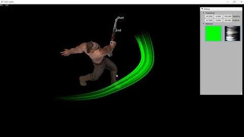 [C++ DirectX 11] Game Engine Weapon Trail