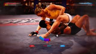 UFC 4: Rousey Mounted Triangle