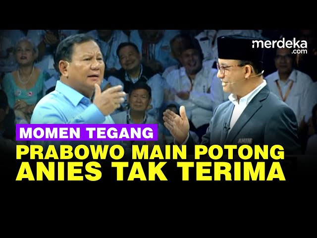 Prabowo Main Potong Anies Lagi Bicara Hingga Keluarkan Pernyataan Keras! class=
