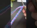 Two-color Crochet Cord