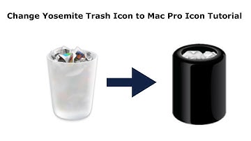 Changing Mac os Yosemite Trash Icon Tutorial