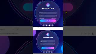 circle login ui using html and CSS #codewithpiyush #frontendcourse #coding #codinglife
