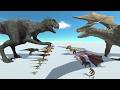 Can the Carnivorous Team Defeat EVERYONE? | ARBS Dinosaur Battle