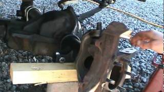 Medic!   Remove steering knuckle from Jeep