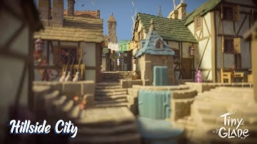 Hillside City - stairs update | Tiny Glade Chill Speed Building