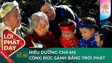Hiếu dưỡng cha mẹ – công đức sánh bằng trời phật | Phật Giáo Căn Bản