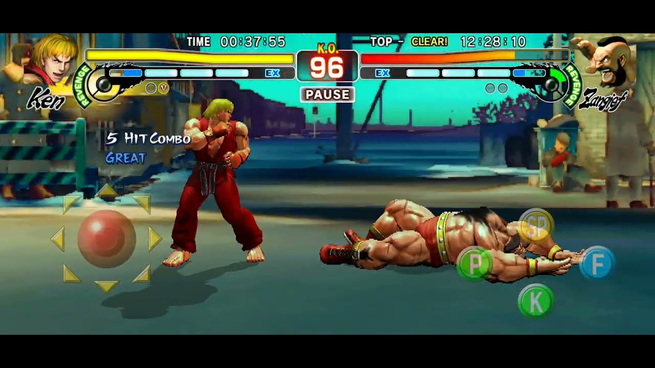 Street fighter game mobile edition: