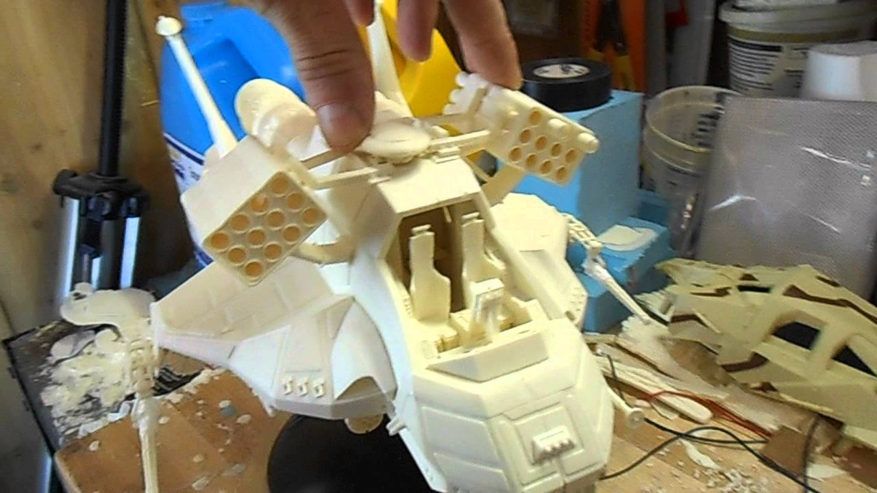 1/32 BATTLESTAR GALACTICA ASSAULT RAPTOR BUILD PART 2 - YouTube
