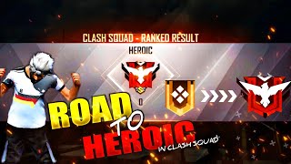 Road to Heroic In Clash Squad Ranked ft. D-Blackshout & Squad| CS Season-3 OB23 New Update|Team D️