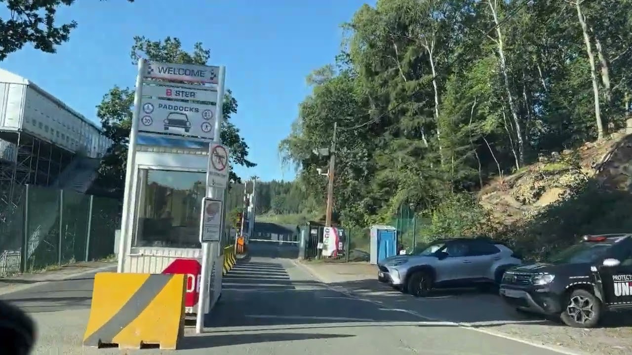 Arrival by car - Spa Francorchamps VIP Area Ster