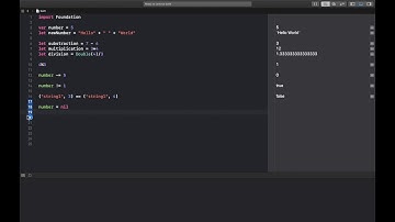 TUTORIAL - Introducción a Swift - Tipos Fundamentales Operaciones (ESPAÑOL) - Xcode10 - Swift 4