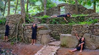 Duong Builds the Greatest Stone Wall Ever | Epic Great Wall Construction Journey