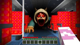 MOMON & ATUN in MONSTER SURVIVAL AOONI & PETAPETA INSIDE MINECRAFT TRAIN feat @BANGJBLOX