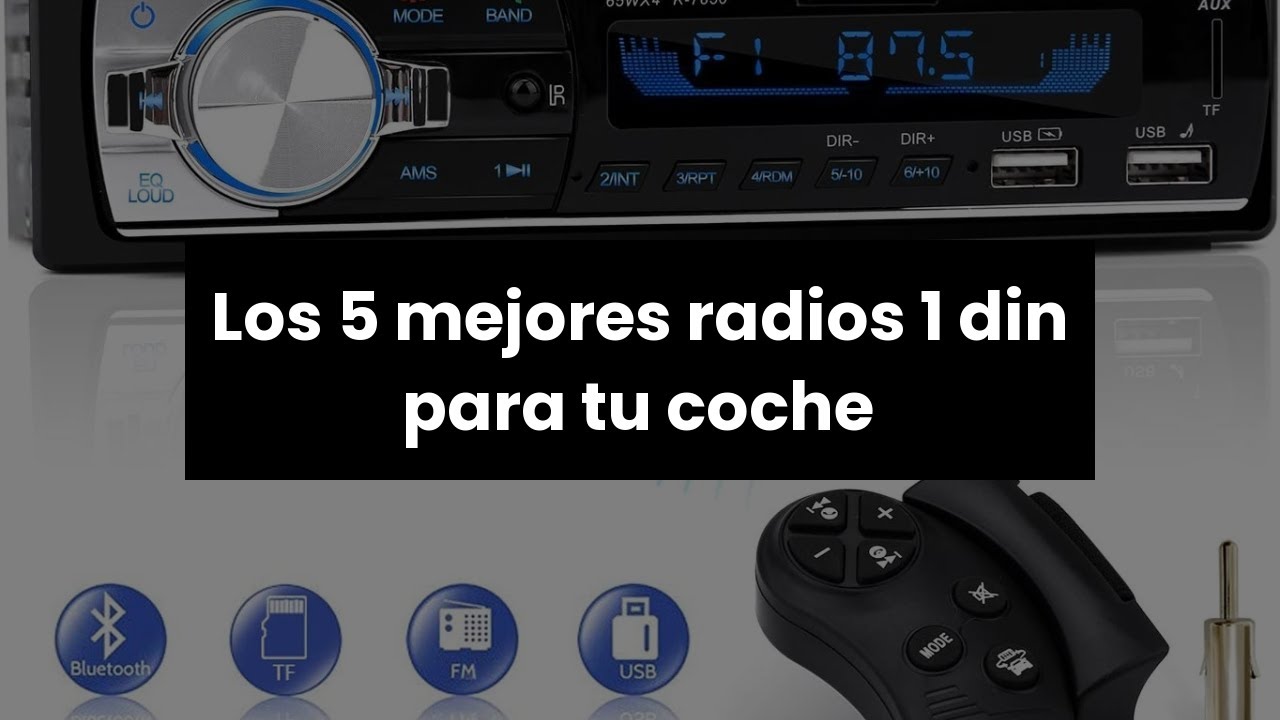 Radio en Coche Autoradio Bluetooth Manos Libres, Lifelf Radio 1 DIN Estéreo  4 x 65 W