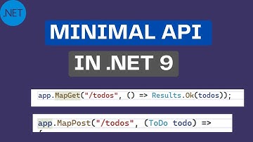 Minimal API in .NET 9 Tutorial | Build Lightweight APIs in C#