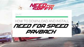How To Download And Install Need For Speed Payback Gameplay 1080P 60Fps