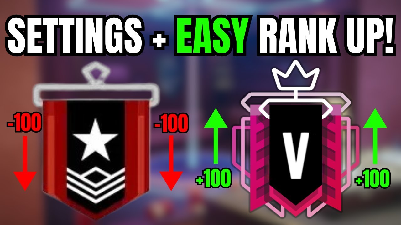 How to PROPERLY RANK UP in Rainbow Six Siege!!! - YouTube
