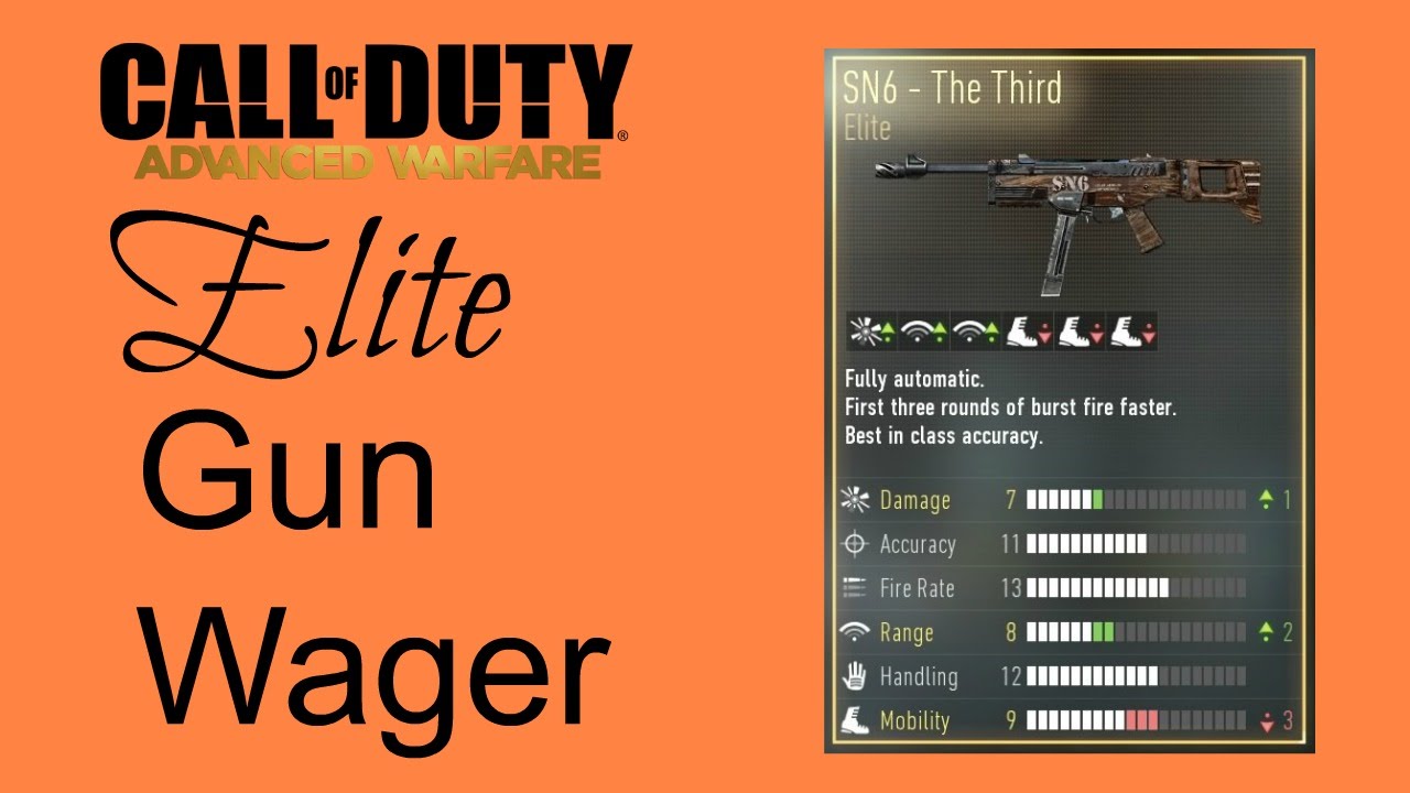 COD AWElite Gun Wager"SN6 The Third" YouTube