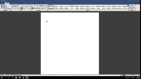 How to make text superscript in Word 2016