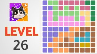 Meowdoku:Brain Puzzle Games Level 26 Full Walkthrough Solution
